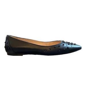 Tod’s Black Studded Women's Flats